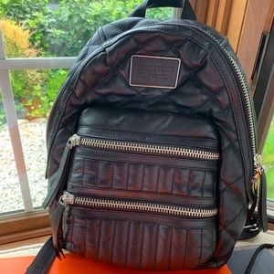 Marc by Marc Jacobs Quilted leather backpack.